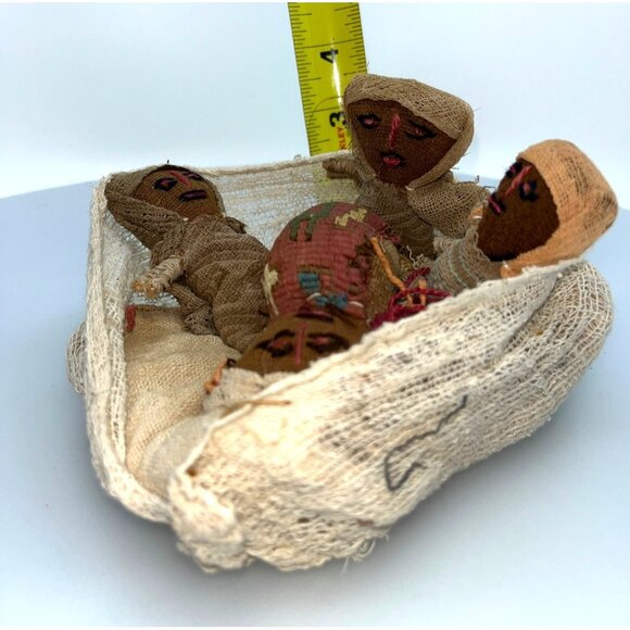 Chancay Pre-Columbian Textile Doll Antique Birth Scene New Mom Strong Fem Power - Picture 9 of 16